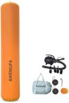 AWEMUFA 10ft Boat Fender for Docking Heavy Duty Boat Bumper with 110-120V Electric Air Pump, Inflatable Dock Bumper for Pontoon Boat, Fishing Boat, Small Yacht