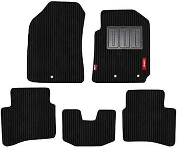 Elegant Cord Black Custom Fit Car Mat Compatible with Hyundai I10 Grand, Polypropylene