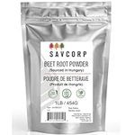 454g (1 lb) 100% Natural BEET Root POWDER | EUROPEAN SOURCED PREMIUM QUALITY | Non-GMO, Pesticide-Free, No Fillers | Vegan Superfood | Cooking, Juicing, Smoothies, Face Mask | Resealable Bulk Bag