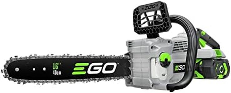 EGO POWER+ Chain Saw, 16” Battery Powered Chainsaw, Electric Cordless, Includes 56V 2.5Ah Battery and Charger – CS1611