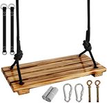 Wooden Swing Seat,Sofrose Carbonize