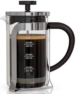 InstaCuppa French Press Coffee Maker 600 ML - Aero Edition with Neoprene Sleeve for Extra Protection, Stainless Steel