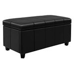 Leather Ottoman With Storage