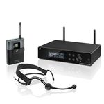 Sennheiser XSW 2-ME3-A Wireless Cardiod Headset Microphone for Singers, Presenters and Live Sound,House of Worship, Conference Rooms and Flute Instrument