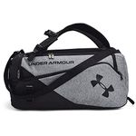 Under Armour Unisex Duffel Bag, Pitch Gray Medium Heather, One Size