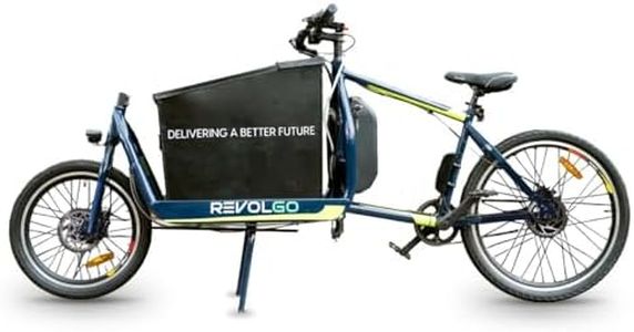 REVOLGO LITE E-Cargo Bicycle with Box, 48V DC, 250W Motor, 50KM Range, Heavy Duty Frame, 100KG Payload, 25KM/HR Speed