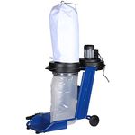 KATSU Wood Chip Dust Extractor 550W Vacuum Cleaner Portable Versatile Electric Collector Industrial with 65 Litre Dust Bag for Woodworking Work Shops Indoor Cleaning 100449