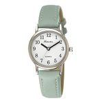 Ravel - Women's Pastel Coloured Everyday Watch (36mm case) - Analogue Quartz - R0137.11.1 - Green/Silver Tone