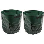 Lychee 2PCS 10 Gallon Potato Grow Bags,35cm x 45cm,PE Potato Planter Bag with Access Flap and Handles for Planting Vegetables Potato Carrot Onion Tomato