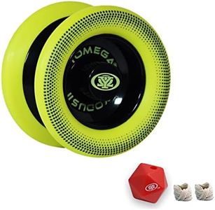 Yomega Xodus II YoYo“ Includes Roller Bearing Technology, Rubber Rims and Wing Shape Design “ Professional Responsive YoYos Intermediate Level Play (Yellow)