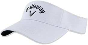 Callaway Unisex Hw Cg Liquid Metal Visor Wht or Blk 22, White/Black, One Size UK