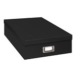 Pioneer Photo Albums OB-12BLK Jumbo Scrapbook Storage Box, Black