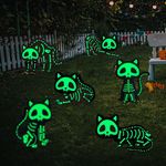 garmelon Halloween Decorations Yard Sign, 6PCS Reflective Black Cat Halloween Decoration Outdoor, Scary Family Home Front Yard Sign, Plastic Decoration for Halloween Party