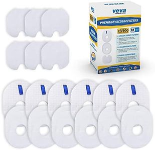 VEVA 6 Foam + 6 Felt Filters Kit Replacement for Shark Rocket Ultra-Light Vacuum HV292, HV300, HV300W, HV301, HV302, HV303, HV305, HV308, HV310, UV450 Part XFFV300