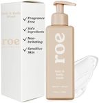 Roe Wellness- Toddler & Baby Body Wash & Shampoo Moisturizing Clean Ingredients | Suitable for Sensitive Skin, Fragrance-Free, Natural Vanilla Scent, Fresh Cleaning | 9.4 fl oz.