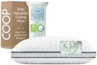 Coop Home Goods Eden Cool Adjustable Pillow, King Size - Adjustable Memory Foam with Gel Infusion - Soft Breathable Lulltra Fabric - Ideal for All Sleepers - Eco-Friendly CertiPUR-US Certified