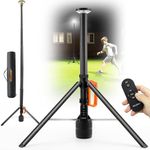 SYLSTAR 360° Telescopic Rechargeable Work Light with Remote&Stand (104in), 6000mAh 3000LM Bright 3 Colour Dimmable LED, IP65 Waterproof, for Jobsite, Workshop, Outdoor, Camping, Emergency Light