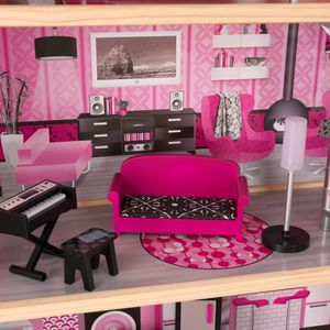 KidKraft Sparkle Mansion Dollhouse – Large Wooden Playhouse for Kids