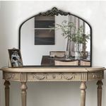 WAMIRRO Arched Mirror,Black Traditi