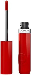 L’Oréal Paris Infallible Lacque Resistance Liquid Lipstick, Shine Finish, Hydrating, Long-Lasting, Transfer-proof, Red Bisou, 5ml