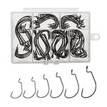 Afmivs Worm Hooks for Bass Fishing 