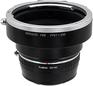 Fotodiox Pro Combo Lens Mount Adapter - Pentax 6x7 (P67, PK67) Mount SLR Lens and Canon EOS (EF/EF-S) D/SLR Lenses to Sony Alpha E-Mount Mirrorless Camera Body