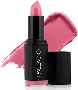 Palladio Herbal Matte Lipstick, Bella Pink, Creamy and Full Coverage Long Lasting Matte Lipstick
