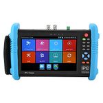 CCTV Tester,IPC-9800 Plus 7 Inch IPS Touch Screen IP CVBS Analog Camera Tester 4K H.265 Video Monitor with HDMI Output/POE/WIFI/8G TF Card/RJ45 TDR/TVI CVI AHD/Firmware Upgraded(IPC-9800-Plus)