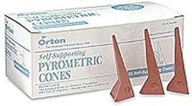 Self-Supporting Cone 06 Pyrometric Cones For Monitoring Ceramic Kiln Firings (Pkg/25)