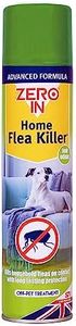 Zero In Home Flea Killer Treatment – 300 ml Aerosol, Off-Pet Treatment Controls Fleas and Larvae in the Home, Preventing Reinfestations. Ready-To-Use. Treats Bedding, Carpets and Soft Furnishings