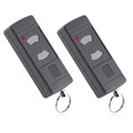 pepape 40.685MHz Garage Door Remote Fob Replacement for HORMANN HSE2-40 HS4-40 HSM4-40 Compatible with Garador Promatic Gate Opener Heldheld Transmitter, 2 Pack