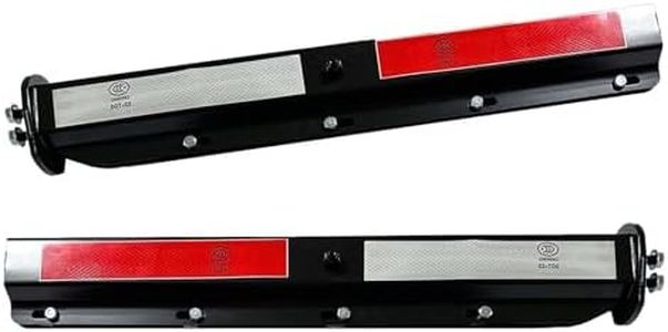 BST BSSP Pair Universal Heavy Duty Straight Semi Truck Mud Flaps Hanger for 1-1/8" 1.125" Bolt Pattern Tractors Trailers Freightliner Kenworth Peterbilt Black HD Splash Mud Guard Mudflaps Bracket