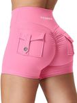 YEOREO Scrunch Workout Shorts with 