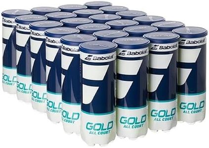 Babolat Gold All Court Tennis Balls, 24 Cans | 72 Balls (3 Balls/Can)