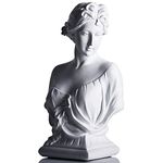 12" H Young Venus Greek Bust Statue Decor，Greek Mythology Figures Sculpture Artemis Statue Roman Decor, Used for Sketch Practice Aesthetics Statues and Sculptures,Indoor Filling Space for Living Room