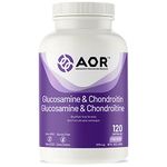 AOR - Glucosamine & Chondroitin Capsules, 120 Counts, Shellfish-Free Glucosamine Sulfate & Chondroitin Sulfate - Supports Joint Comfort and Mobility - Encourages Cartilage Health for Active Lifestyles