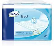 Tena Disposable Bed and Chair Pads 180 x 80 cm (71 x 31.5 inch) - Pack 20 (Eligible for VAT relief in the UK)