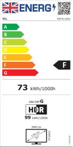 TCL 55" QLED 4K Ultra HD Google TV – Dolby Vision, HDR10+, 2025