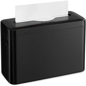 Paper Towel Dispenser Countertop, Modunful Bathroom Hand Towel Dispenser Commercial Multifold Trifold Paper Towels Dispenser for Home Kitchen Restaurant(Black)