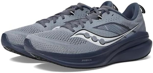 Saucony Mens Omni 22 Flint/Dusk Running Shoe - 9.5 UK (S20926-115), Grey
