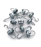 High Temp Masking Supply Heavy Duty Rotating Spinner Hooks - 250 Pound Capacity (10)