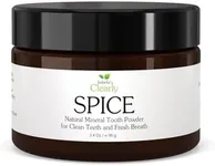 Isabella’s Clearly Spice Remineralizing Tooth Powder | Teeth Whitening Natural Toothpaste Fluoride Free for Adults, Kids, Sensitive Teeth & Gums | Xylitol, Baking Soda, Clay, Calcium, Cinnamon, Clove