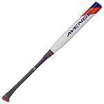 Axe Bat 2021 Avenge (-6, 2-1/4"") SSUSA Senior Slowpitch Bat / 2-Piece Composite, White/Blue/Orange, 34"" / 28 oz.