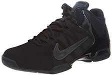 Nike Air Visi Pro VI Nubuck Mens Basketball shoes, Black/Anthracite, Size 8.5