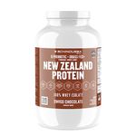 Schinoussa Super Foods New Zealand Whey Protein Isolate | 25g Protein | 0g Of Sugar | 1g Of Carbs | 110 Calories (Swiss Chocolte, 910 g (Pack of 1)