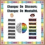 French Bulletin Board Decor | 22 Pieces Growth Mindset Posters | Positive Sayings Accents Display Set Homeschool or Classroom Decorations for Teachers and Students