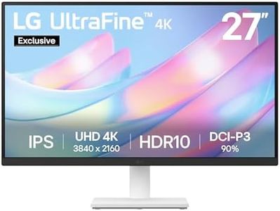 LG UltraFine™ 27US50Z-W Monitor (Excl.) | 27 inch 4K UHD IPS, White