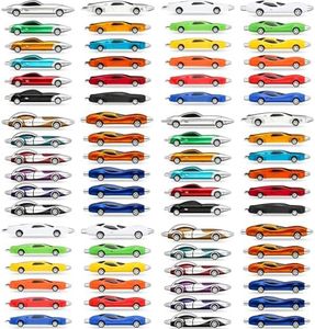 72 Pcs Car Cool Pens Racing Car Fun Pens Novelty Pens Funny Pens Cool Pens for Kids Car Stationery Supplies Car Ballpoint Pens Cute Pens Interesting Car Pens Blue Ink Pens for Boys Kid School Office