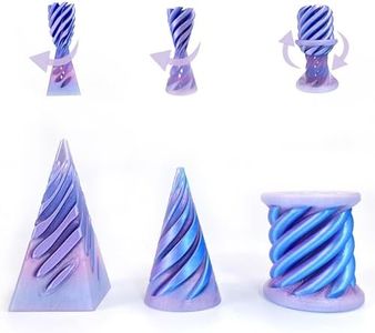 Impossible Cone Fidget Toy – 3D Printed Spiral Cone Fidget Toy for Adults, Stress Relief and Focus, Unique Fidget Cone for Anxiety & Relaxation