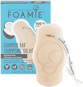 Foamie Shampoo solido con olio di cocco per capelli e proteine del grano che nutre e ripara i capelli secchi Shampoo 100% vegano e senza plastica 80 g